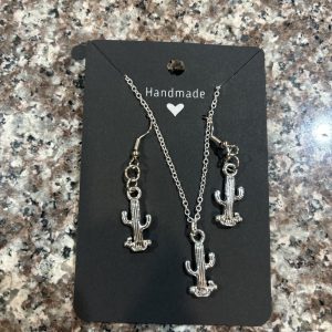 Stainless Steel Earrings and Necklace Set